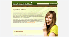 Desktop Screenshot of beneficiosstevia.es